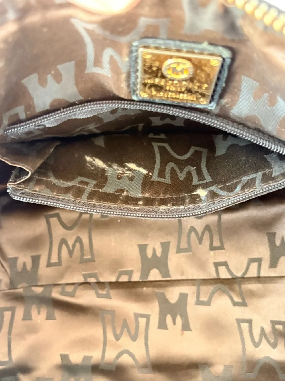 Metrocity Black Boston Bag with Gold‎ Accents